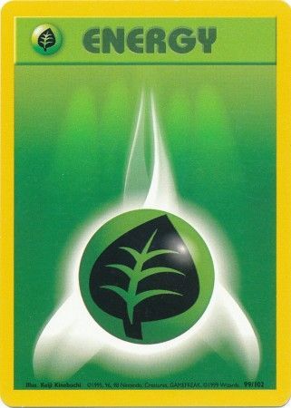 Grass Energy (99/102) [Base Set Unlimited] | Tabernacle Games