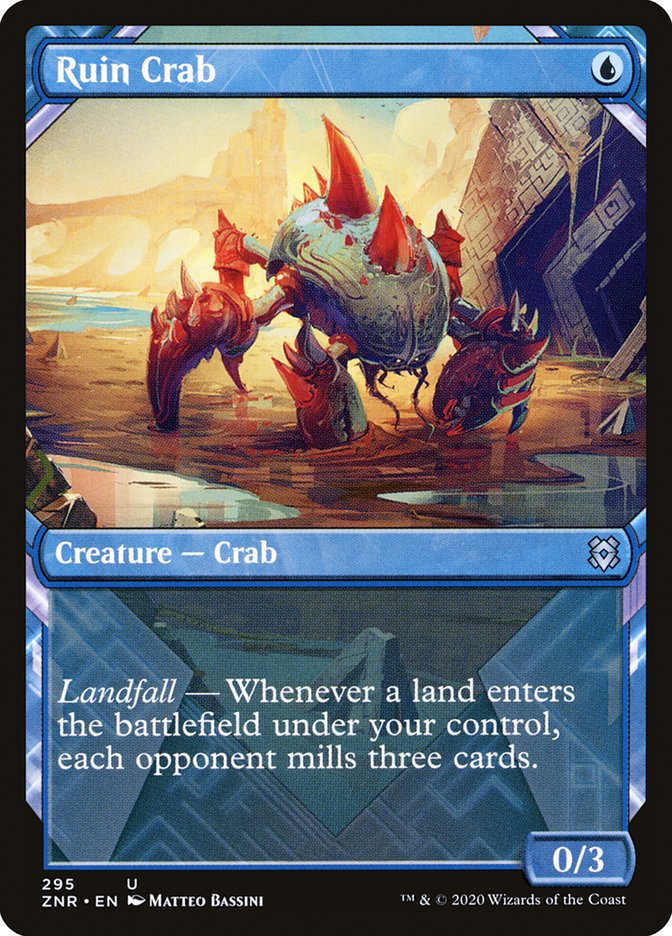 Ruin Crab (Showcase) [Zendikar Rising] | Tabernacle Games