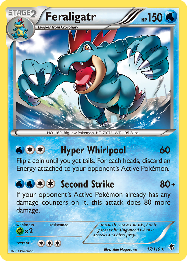 Feraligatr (17/119) [XY: Phantom Forces] | Tabernacle Games