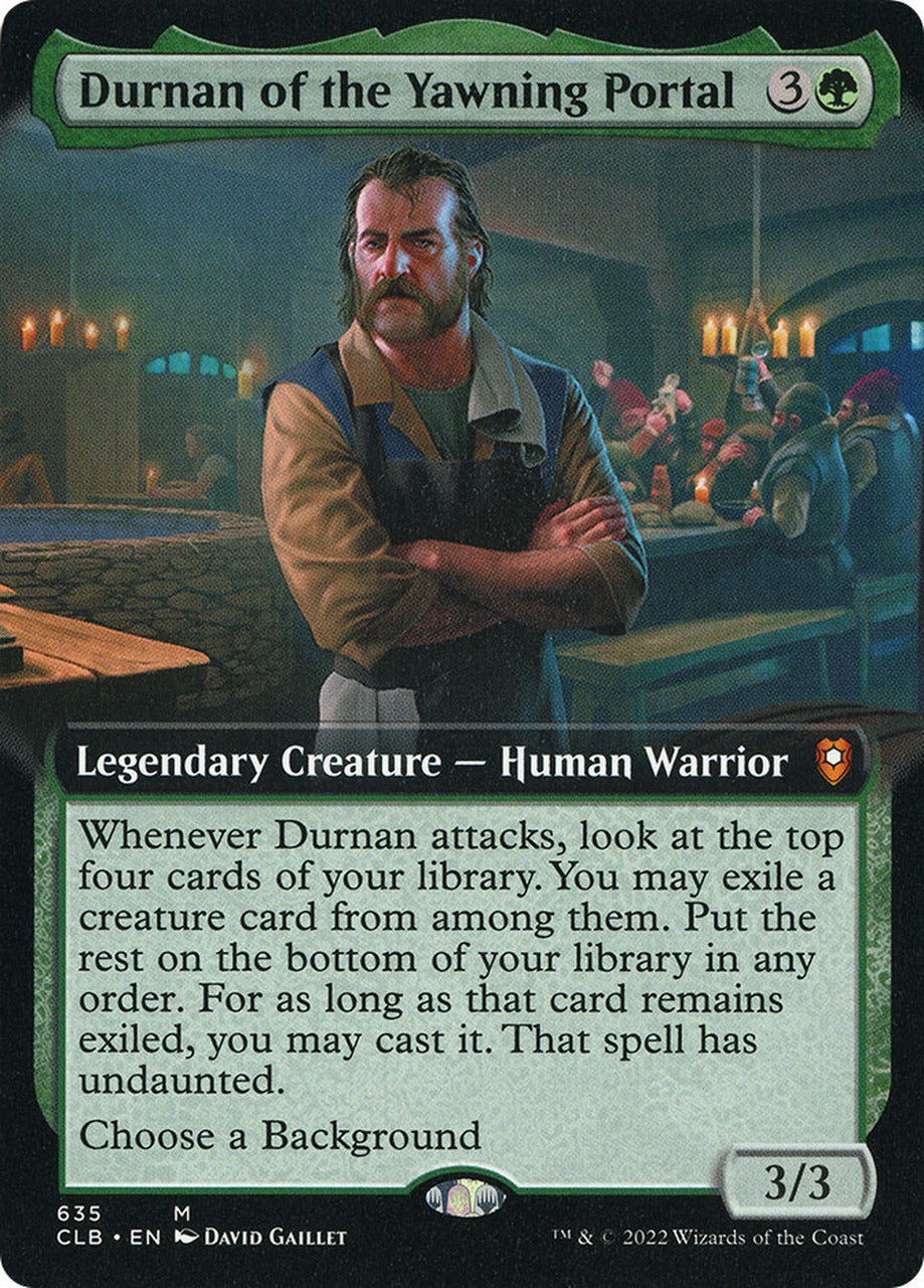 Durnan of the Yawning Portal (Extended Art) [Commander Legends: Battle for Baldur's Gate] | Tabernacle Games