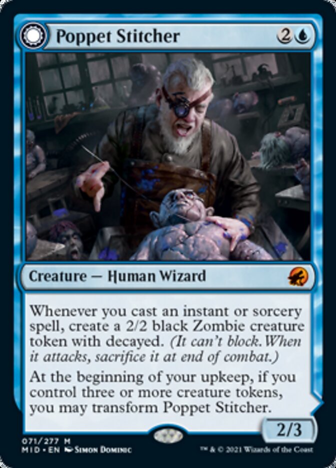 Poppet Stitcher // Poppet Factory [Innistrad: Midnight Hunt] | Tabernacle Games