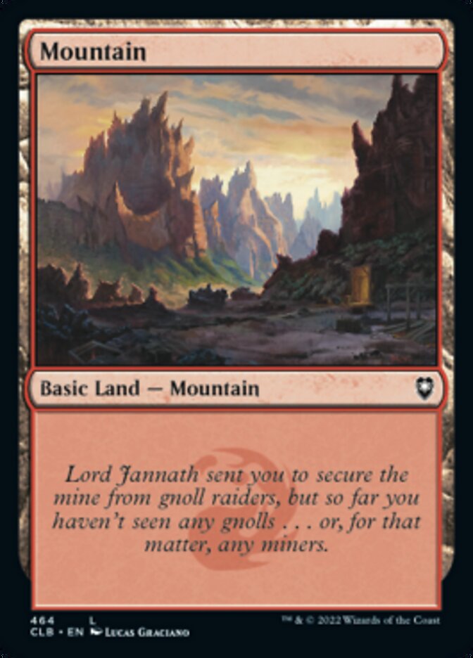 Mountain (464) [Commander Legends: Battle for Baldur's Gate] | Tabernacle Games