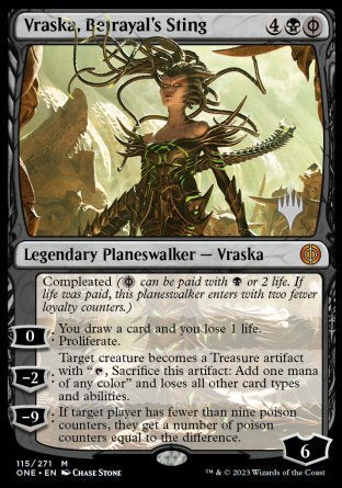 Vraska, Betrayal's Sting (Promo Pack) [Phyrexia: All Will Be One Promos] | Tabernacle Games