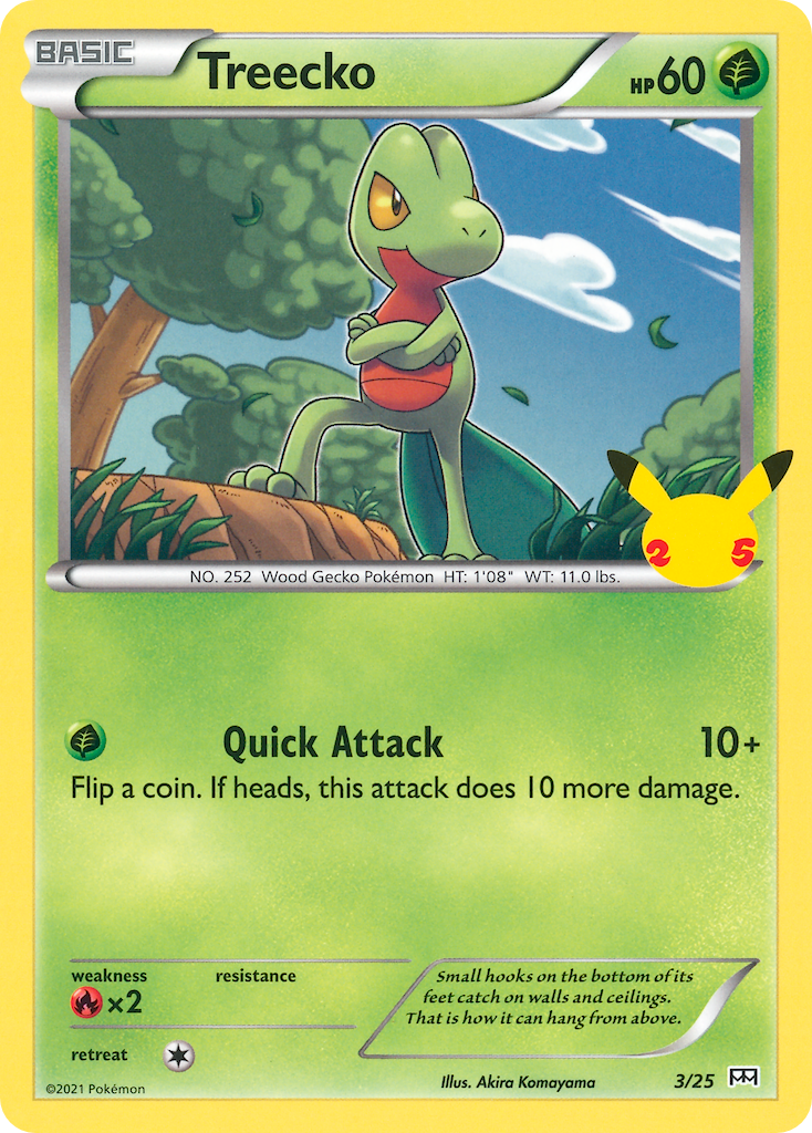 Treecko (3/25) [McDonald's 25th Anniversary] | Tabernacle Games