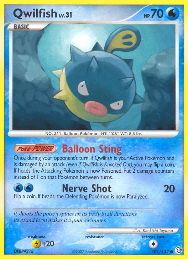 Qwilfish (101/132) [Diamond & Pearl: Secret Wonders] | Tabernacle Games