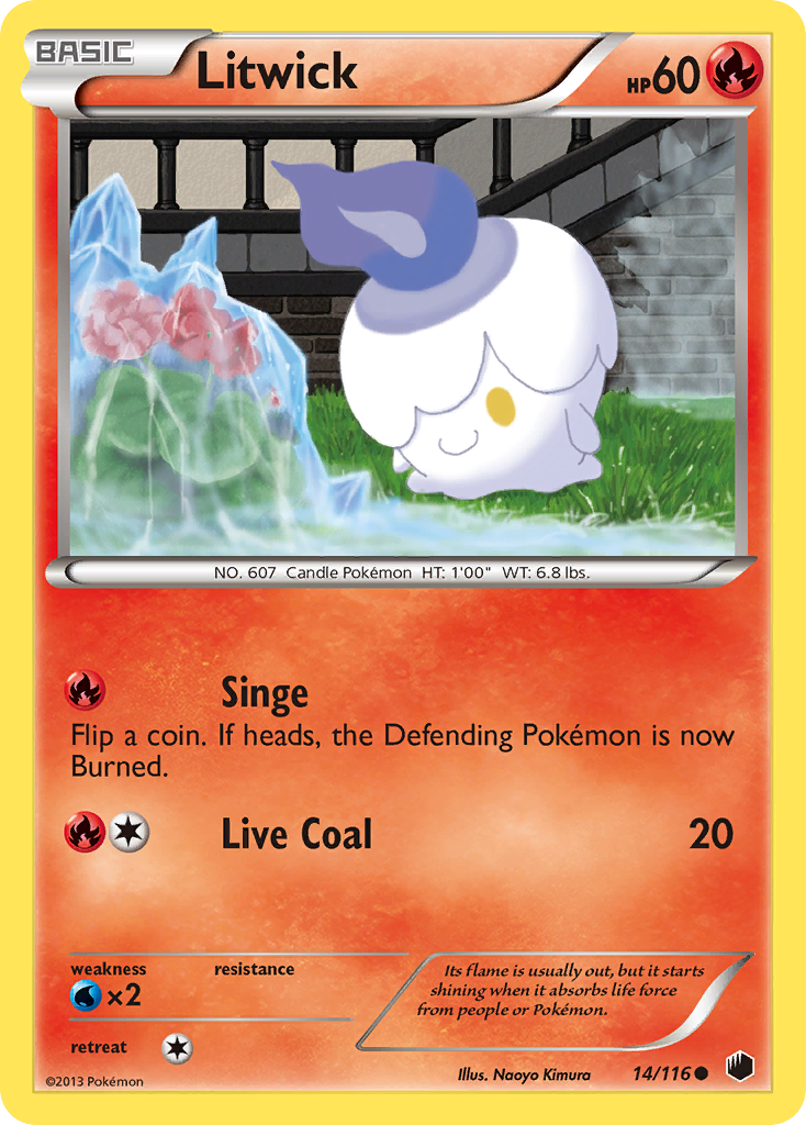 Litwick (14/116) [Black & White: Plasma Freeze] | Tabernacle Games