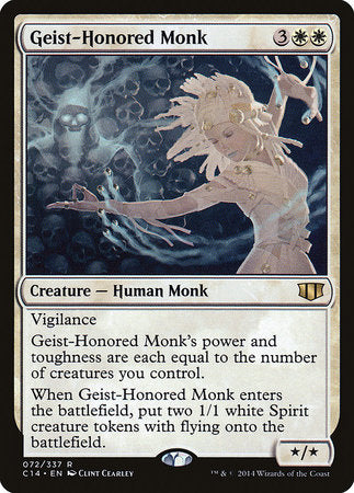 Geist-Honored Monk [Commander 2014] | Tabernacle Games