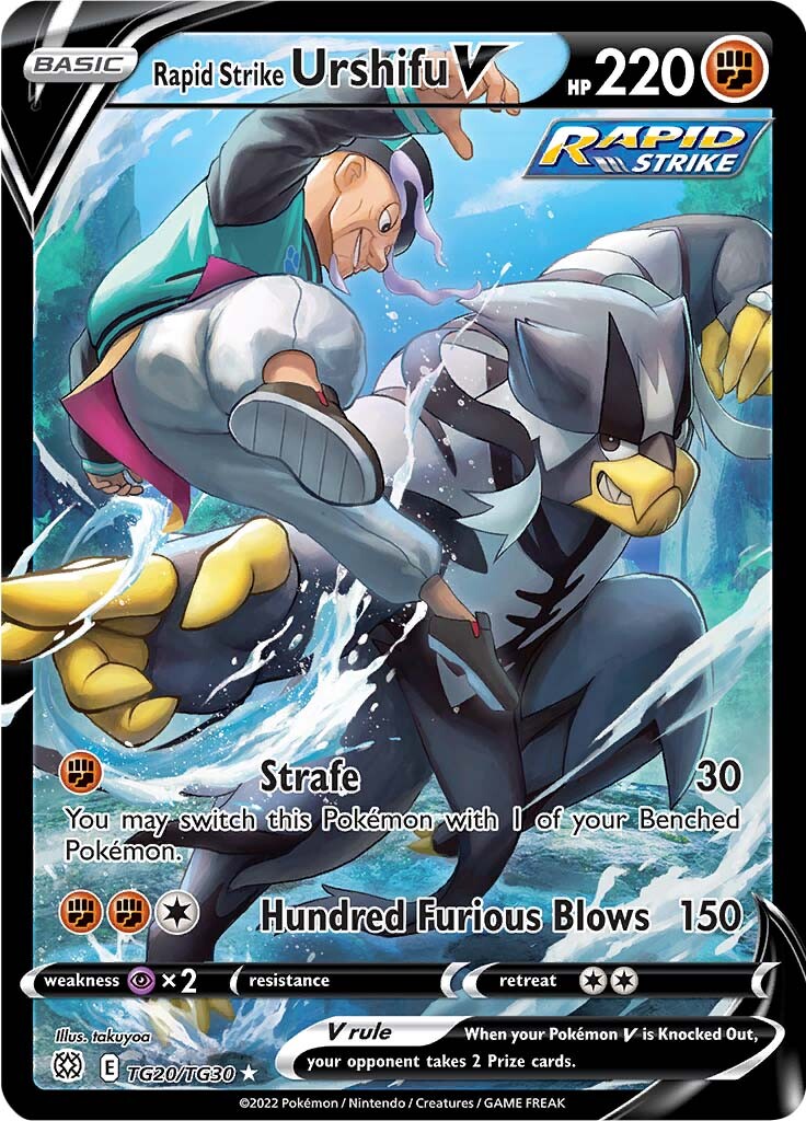 Rapid Strike Urshifu V (TG20/TG30) [Sword & Shield: Brilliant Stars] | Tabernacle Games