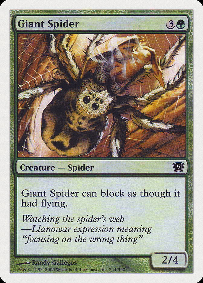 Giant Spider [Ninth Edition] | Tabernacle Games