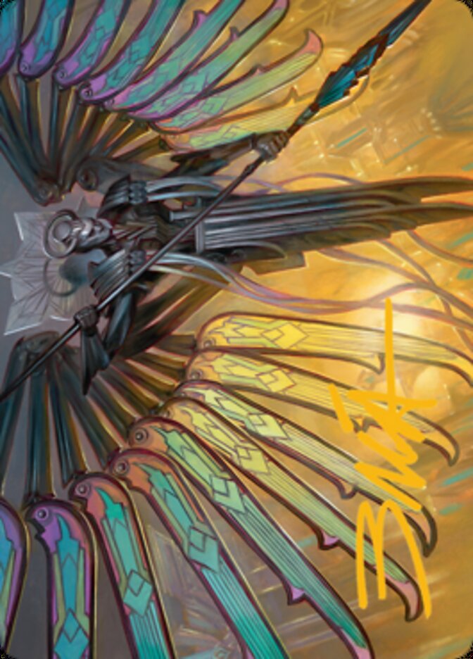 Paragon of Modernity Art Card (Gold-Stamped Signature) [Streets of New Capenna Art Series] | Tabernacle Games