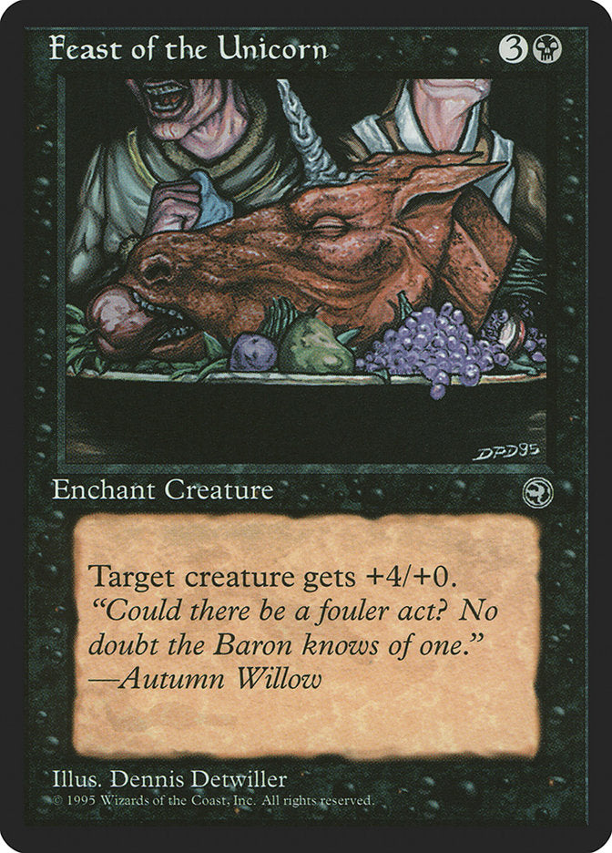 Feast of the Unicorn (Autumn Willow Flavor Text) [Homelands] | Tabernacle Games