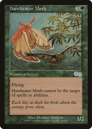 Hawkeater Moth [Urza's Saga] | Tabernacle Games