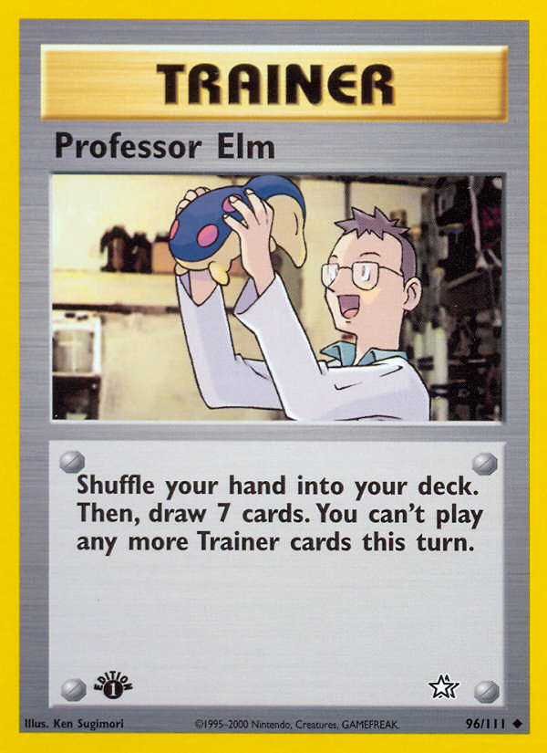 Professor Elm (96/111) [Neo Genesis 1st Edition] | Tabernacle Games