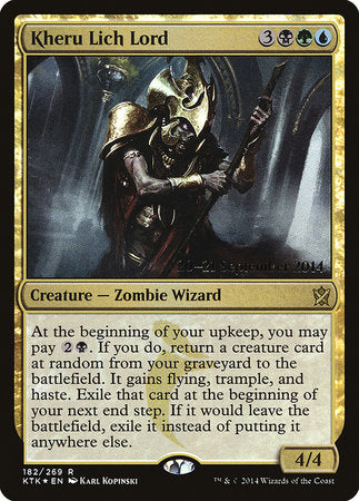 Kheru Lich Lord [Khans of Tarkir Promos] | Tabernacle Games