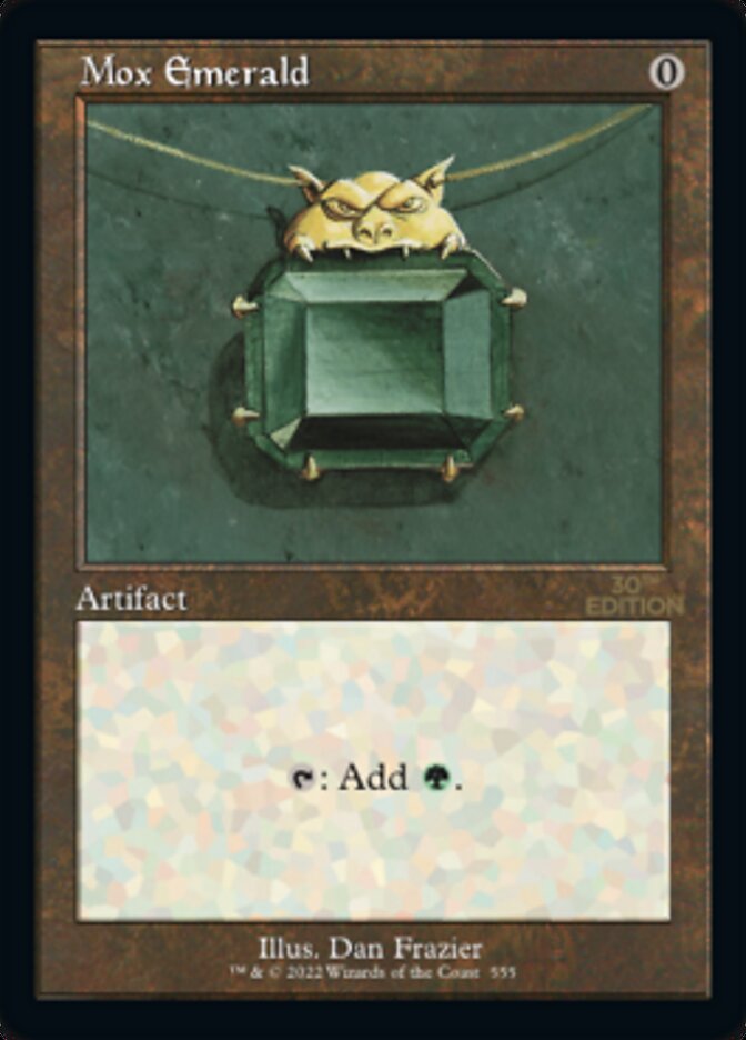 Mox Emerald (Retro) [30th Anniversary Edition] | Tabernacle Games