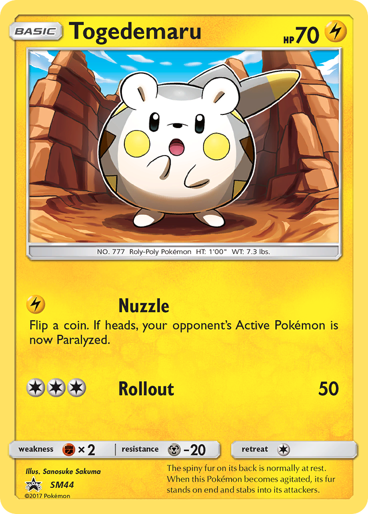 Togedemaru (SM44) [Sun & Moon: Black Star Promos] | Tabernacle Games