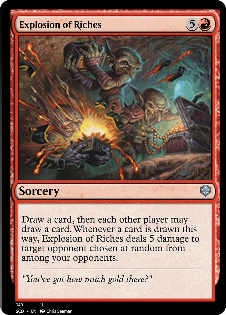 Explosion of Riches [Starter Commander Decks] | Tabernacle Games