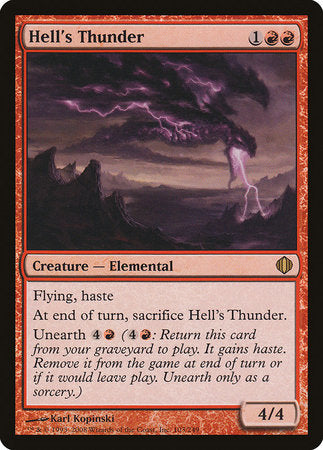 Hell's Thunder [Shards of Alara] | Tabernacle Games