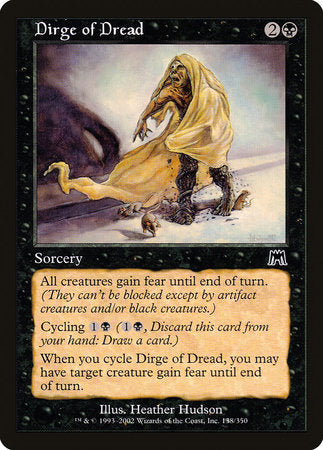 Dirge of Dread [Onslaught] | Tabernacle Games