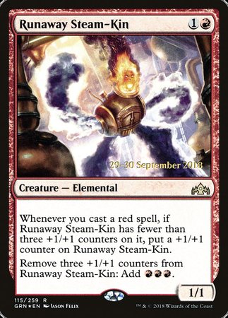 Runaway Steam-Kin [Guilds of Ravnica Promos] | Tabernacle Games