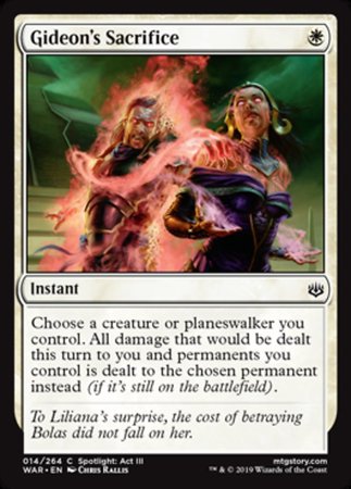 Gideon's Sacrifice [War of the Spark] | Tabernacle Games