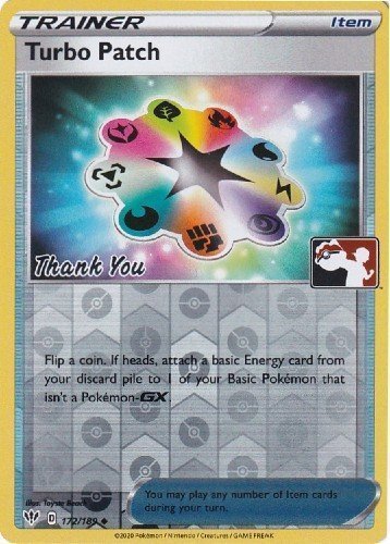 Turbo Patch (172/189) (Pokemon League) [Sword & Shield: Darkness Ablaze] | Tabernacle Games