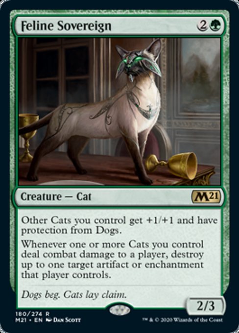 Feline Sovereign [Core Set 2021] | Tabernacle Games