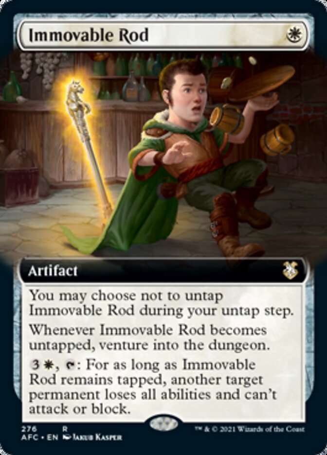 Immovable Rod (Extended) [Dungeons & Dragons: Adventures in the Forgotten Realms Commander] | Tabernacle Games