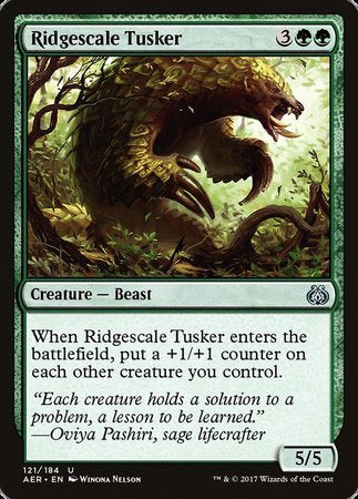 Ridgescale Tusker [Aether Revolt] | Tabernacle Games