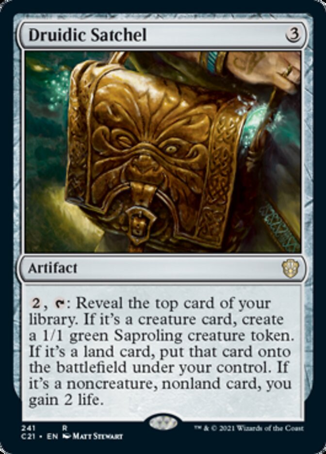 Druidic Satchel [Commander 2021] | Tabernacle Games