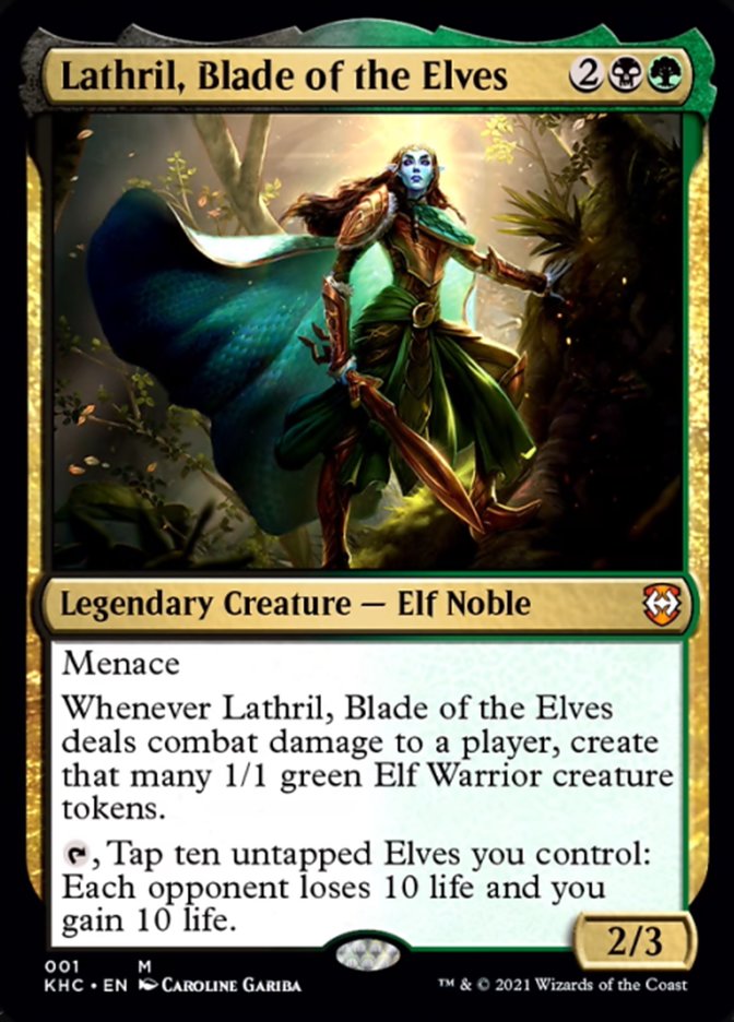 Lathril, Blade of the Elves [Kaldheim Commander] | Tabernacle Games
