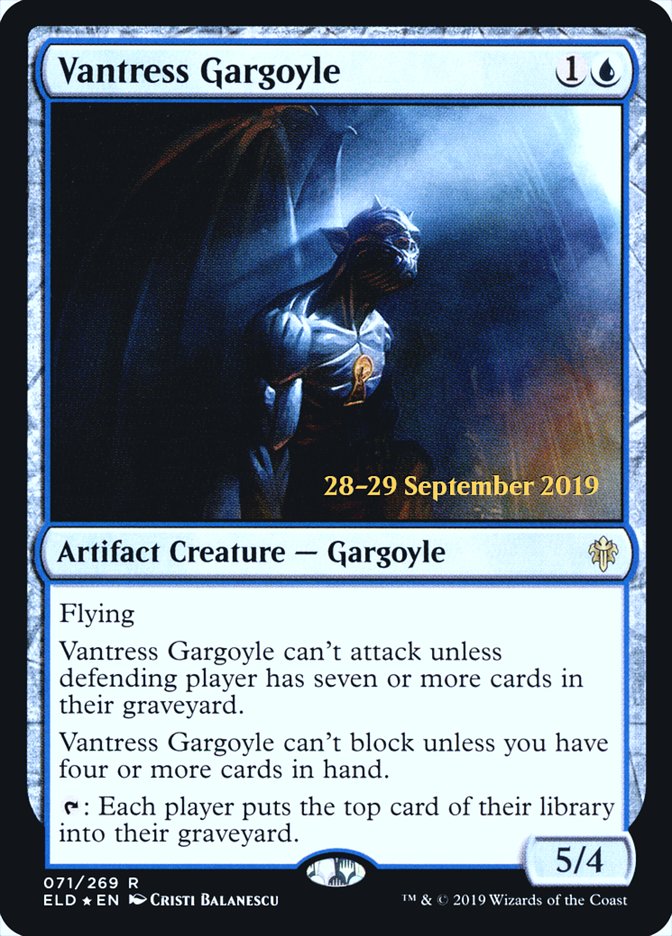 Vantress Gargoyle  [Throne of Eldraine Prerelease Promos] | Tabernacle Games