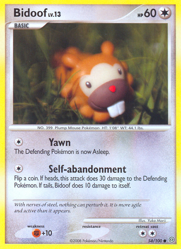 Bidoof (54/100) [Diamond & Pearl: Stormfront] | Tabernacle Games