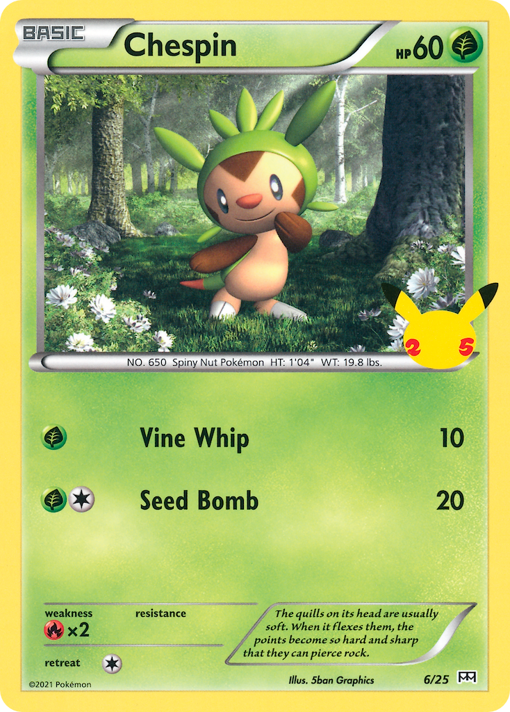 Chespin (6/25) [McDonald's 25th Anniversary] | Tabernacle Games