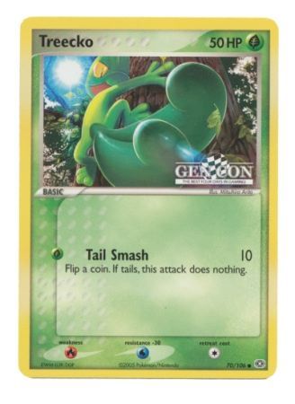 Treecko (70/106) (Gen Con The Best Four Days in Gaming Promo) [EX: Emerald] | Tabernacle Games