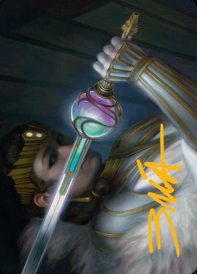 Luxior, Giada's Gift Art Card (Gold-Stamped Signature) [Streets of New Capenna Art Series] | Tabernacle Games