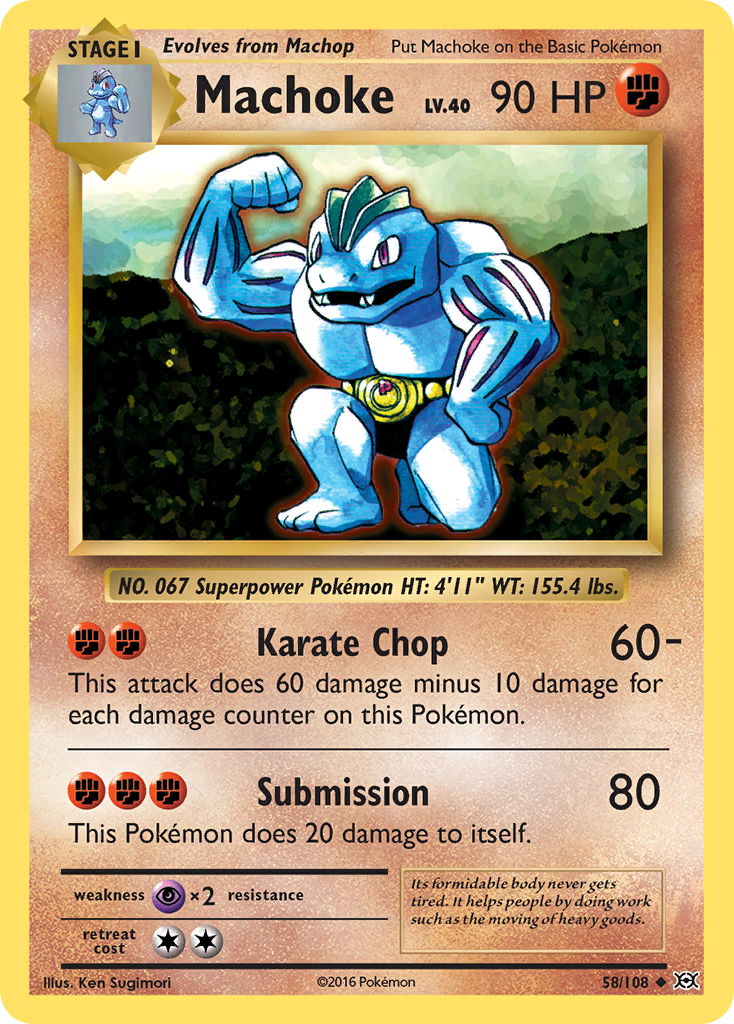 Machoke (58/108) [XY: Evolutions] | Tabernacle Games