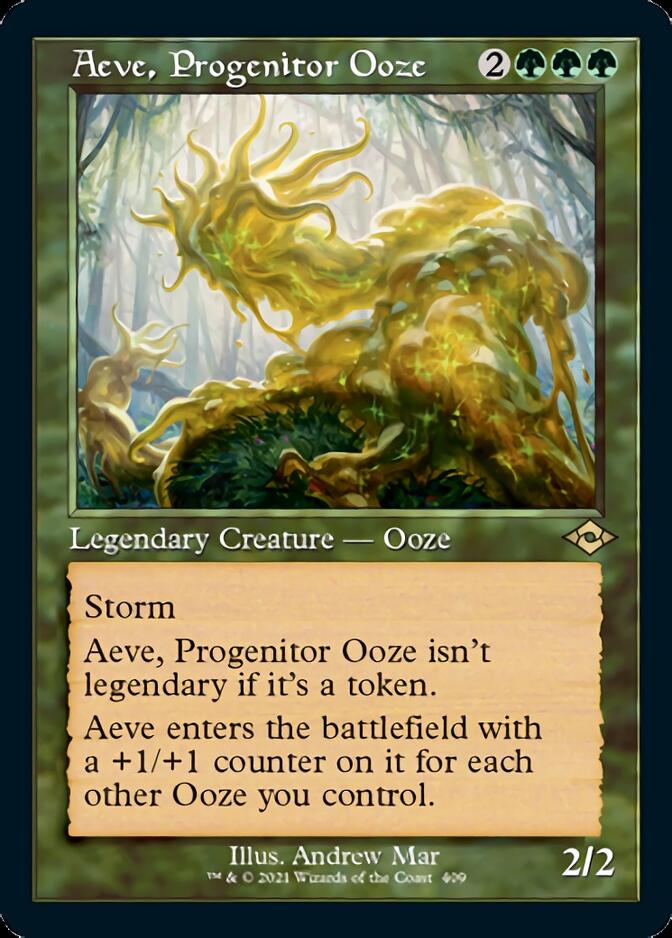 Aeve, Progenitor Ooze (Retro Foil Etched) [Modern Horizons 2] | Tabernacle Games