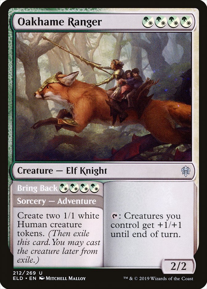 Oakhame Ranger // Bring Back [Throne of Eldraine] | Tabernacle Games