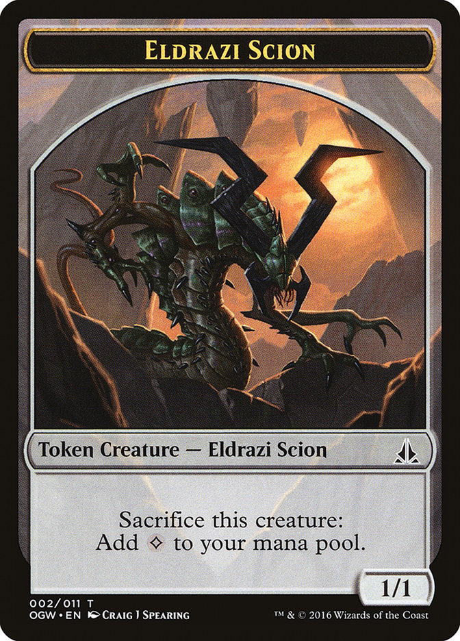 Eldrazi Scion (002/011) [Oath of the Gatewatch Tokens] | Tabernacle Games