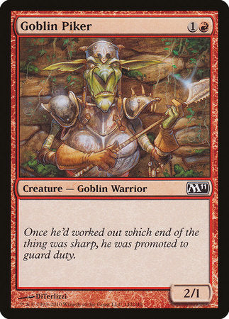 Goblin Piker [Magic 2011] | Tabernacle Games