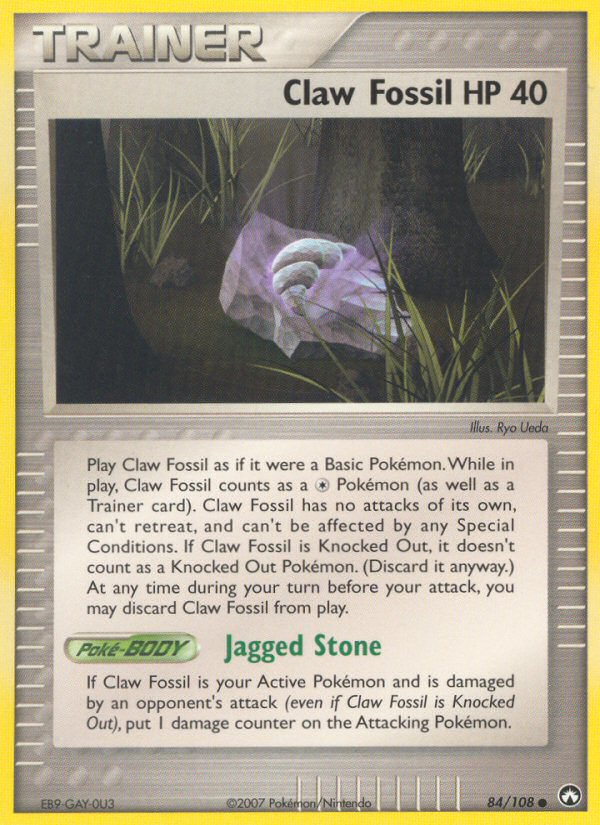 Claw Fossil (84/108) [EX: Power Keepers] | Tabernacle Games