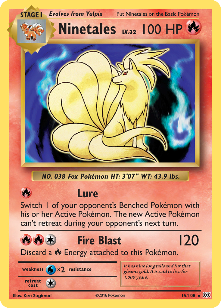 Ninetales (15/108) [XY: Evolutions] | Tabernacle Games