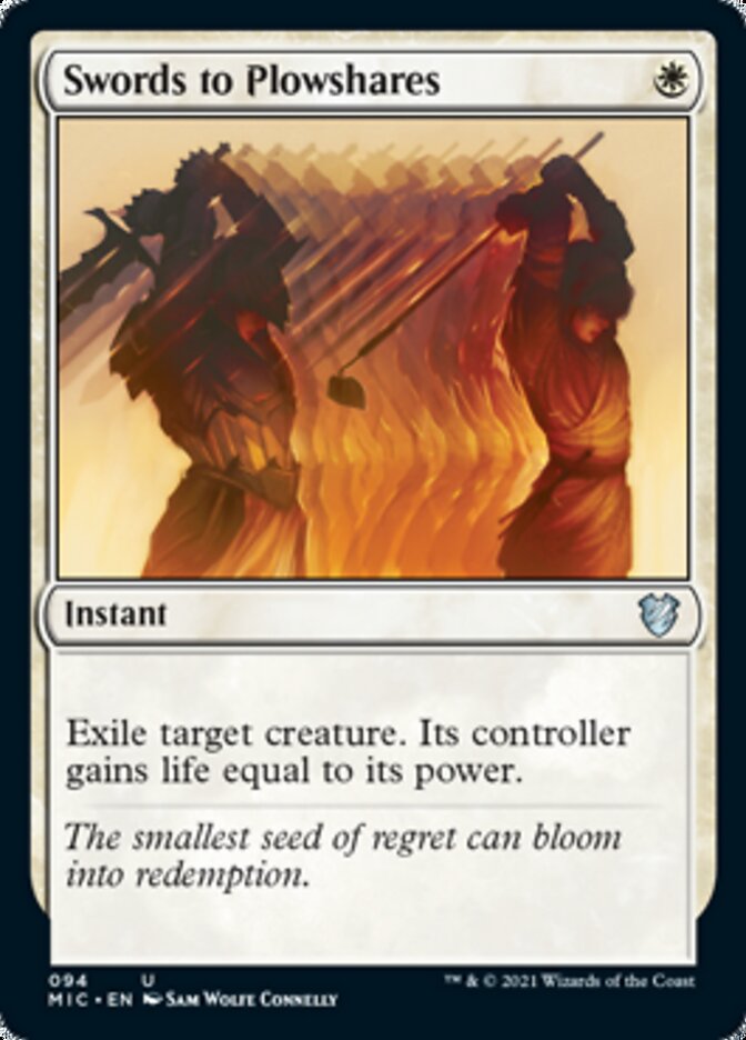 Swords to Plowshares [Innistrad: Midnight Hunt Commander] | Tabernacle Games
