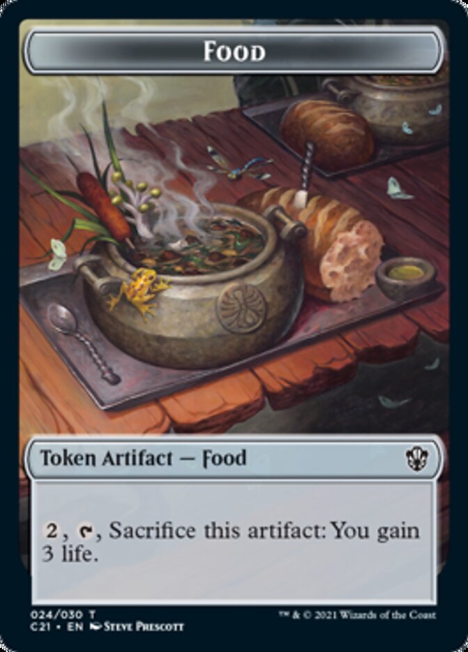 Food // Pest Token [Commander 2021 Tokens] | Tabernacle Games