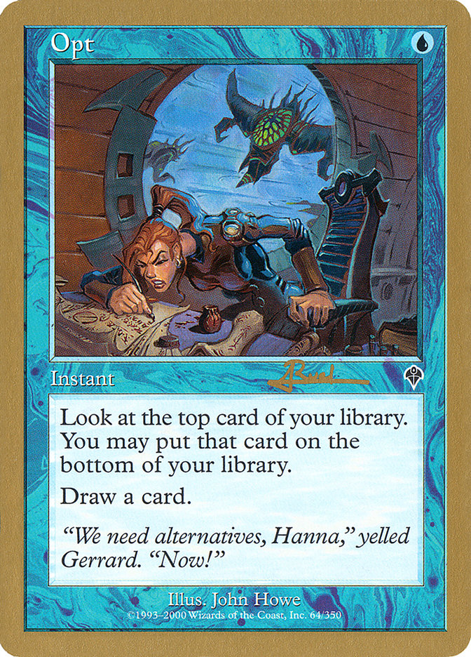 Opt (Antoine Ruel) [World Championship Decks 2001] | Tabernacle Games