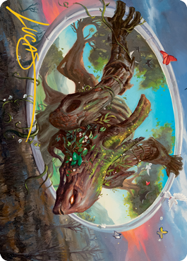 Gaea's Will Art Card (Gold-Stamped Signature) [Modern Horizons 2 Art Series] | Tabernacle Games