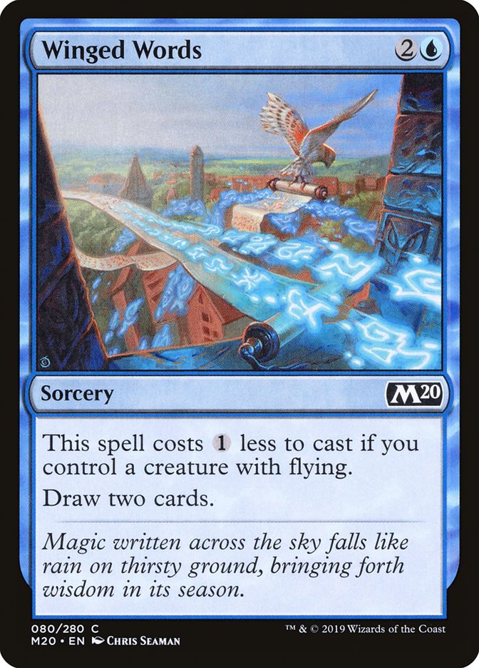 Winged Words [Core Set 2020] | Tabernacle Games