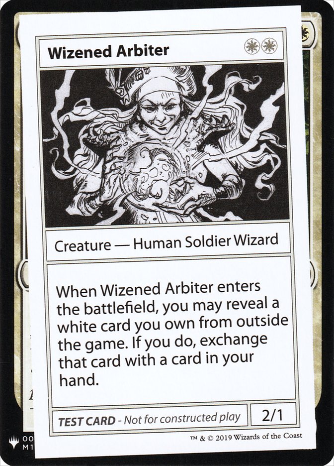 Wizened Arbiter [Mystery Booster Playtest Cards] | Tabernacle Games