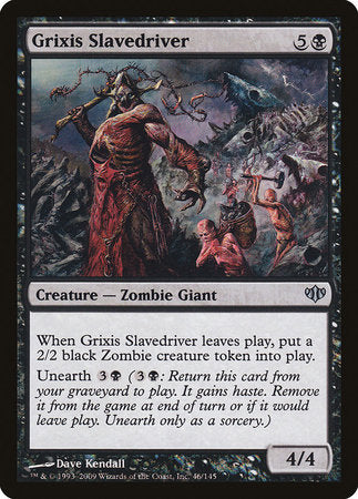 Grixis Slavedriver [Conflux] | Tabernacle Games